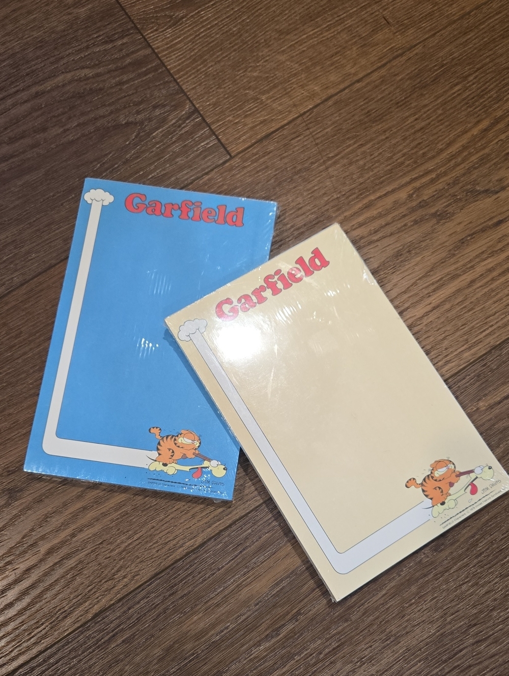 NWT TWO VINTAGE GARFIELD STATIONARY PADS OF PAPER 1978... #8080